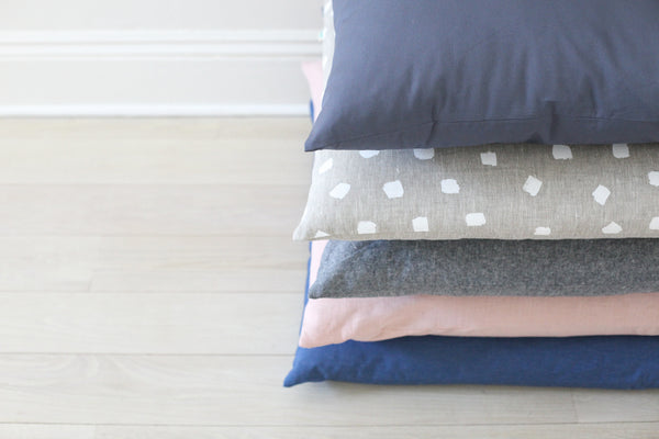 floor pillow - sea grey