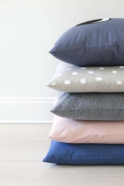 floor pillow - denim