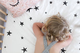 fitted crib sheet - stars