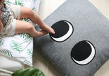 floor pillow - heathered grey