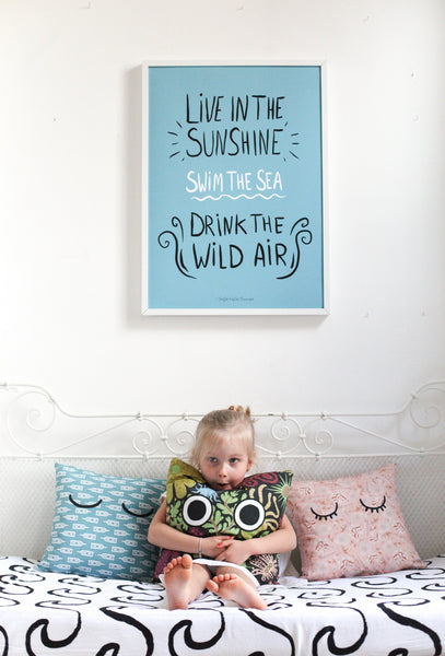 art print - swim the sea