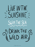 art print - swim the sea