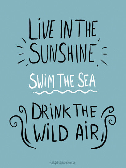 art print - swim the sea