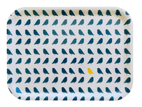 tray - yellow bird