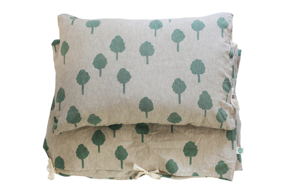 Linen Twin Bed Set - Treetops