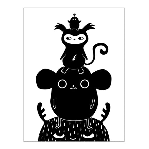 poster - character pile