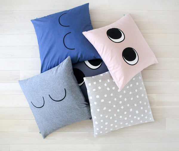 floor pillow - denim